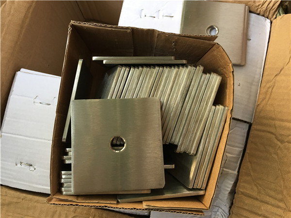 Rentadora / fixació de placa quadrada d'acer inoxidable super duplex s32205 (f60) personalitzada