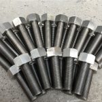 254smo uns s31254 en1.4547 perns i rosques 1-1 / 2 "-8unx180mm